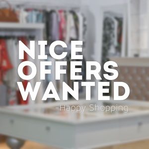 Willing to negotiate!